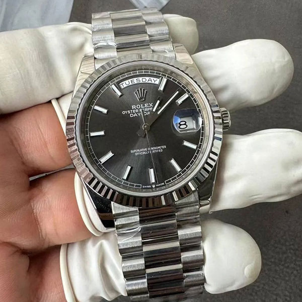 【加重版 3255搭載】ロレックス M228236-0013 デイデイトコピー時計 40mm スレート RC製 目玉商品